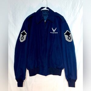 US Air Force Mens jacket with liner, Master Sergeant Rank, unworn , size 44R